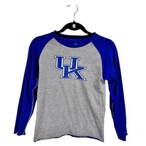 KIDS Long Sleeve Crew Neck Reversible University Of Kentucky Top Youth Large